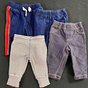 **BUNDLE** Carter's, 6m Pants, 4 Pairs